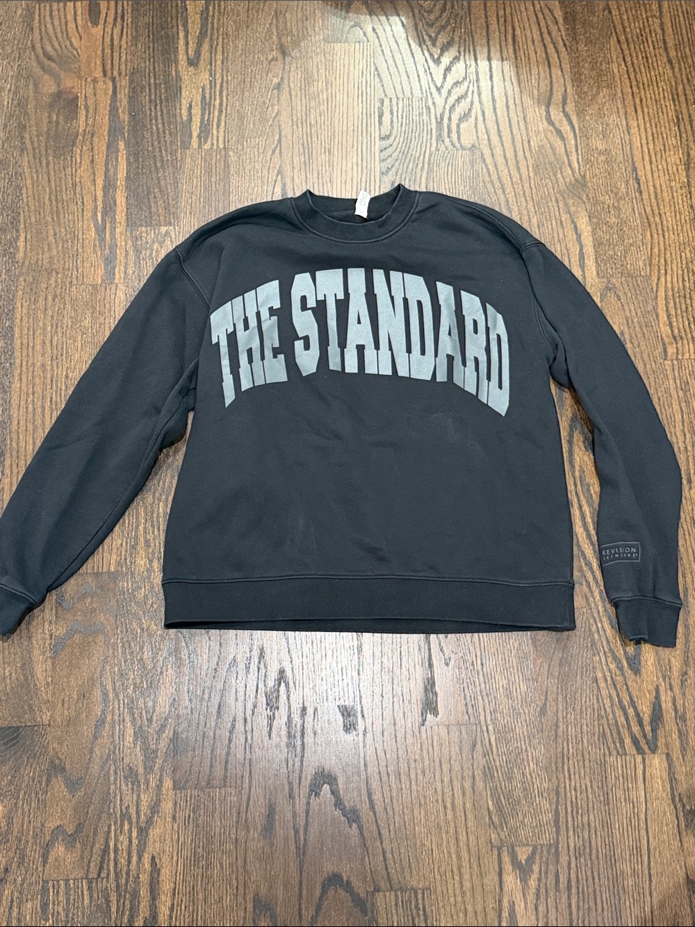 Revision Skincare The Standard Black Crewneck